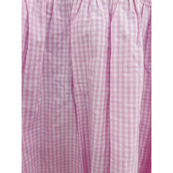 Hill House Athena Nap Dress Size XL Pink Gingham Puff Sleeve Square Neck - Picture 8 of 12